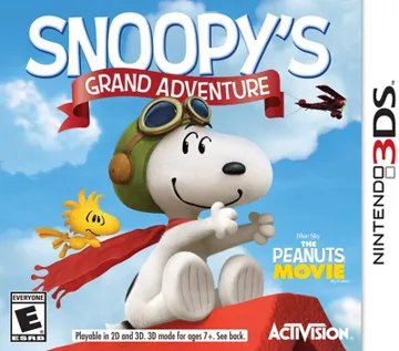 Peanuts Movie, The - Snoopy's Grand Adventure (USA) box cover front